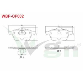 Bosch Opel Vectra B 2.0 1995-2002 Ön Fren Balatası