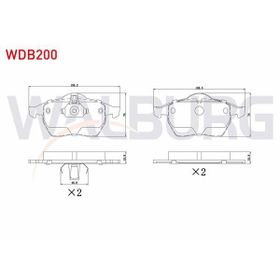 Bosch Opel Vectra B 2.0 1995-2002 Ön Fren Balatası