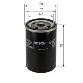 Bosch Opel Vectra C 1.6 2003-2008 Yağ Filtresi