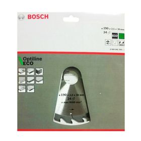 Bosch Optiline Eco 190x30 mm 24 Diş Testere Bıçağı