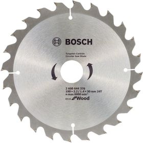 Bosch Optiline Eco Daire 190 mm 24 Diş Ahşap Testere Bıçağı