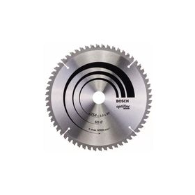 Bosch - Optiline Serisi Ahşap İçin Daire Bıçağı 254 X 30 X 3,2 mm 60 Diş Testere