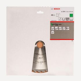 Bosch Optiline Wood 254x30mm Daire Testere Bıçağı