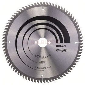 Bosch Optiline Wood 80 Diş Daire Testere Bıçağı