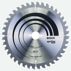 Bosch OPW 250x30 mm 40D Daire Testere Bıçağı