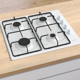 Bosch PBP6C2K80O 60 cm Beyaz Ankastre Ocak