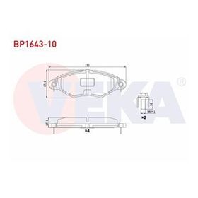 Bosch Peugeot 206 1.4 2003-2006 Ön Fren Balatası