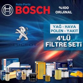 Bosch Peugeot 207 1.4 HDI 2006 2010 Filtre Bakım Seti