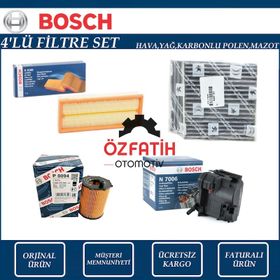 Bosch Peugeot 207 1.6 HDI 2007 2011 Filtre Bakım Seti