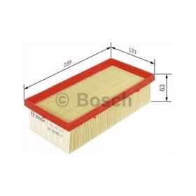 Bosch Peugeot 208 1.0 2012-2020 Hava Filtresi