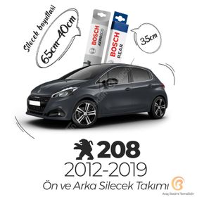 Bosch Peugeot 208 Ön Arka 2012-2019 Aeroeco Silecek