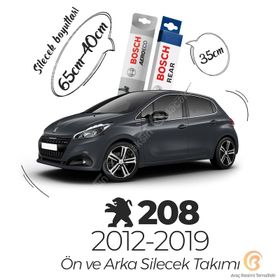 Bosch Peugeot 208 Ön Arka 2012-2019 Aeroeco Silecek