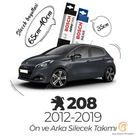 Bosch Peugeot 208 Ön Arka 2012-2019 Aerotwin Silecek