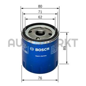 Bosch Peugeot 306 1.4 Break 1997-2002 Yağ Filtresi