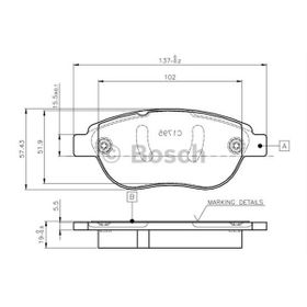Bosch Peugeot 307 1.4 2003-2007 Ön Fren Balatası