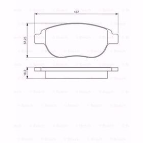 Bosch Peugeot 307 1.4 2003-2007 Ön Fren Balatası