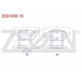 Bosch Peugeot 307 1.4 HDI 2005-2007 Ön Fren Balatası
