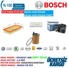 Bosch Peugeot 308 1.6 Hdi 9HP Filtre Seti
