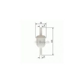 Bosch Peugeot 405 1.6 1992-1997 Benzin Filtresi
