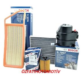 Bosch Peugeot Bipper 1.4 HDI 2008 2014 Filtre Bakım Seti