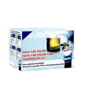 Bosch Peugeot Partner 2.0 HDI 2003 2006 Filtre Bakım Seti