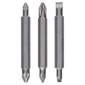 Bosch PH1/PZ1/S0x60 mm 3'lü Çift Taraflı Vidalama Ucu