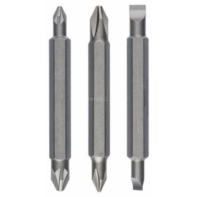 Bosch PH1/PZ1/S0x60 mm 3'lü Çift Taraflı Vidalama Ucu