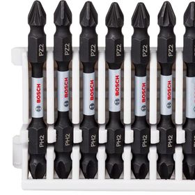 Bosch PH2/PZ2 65 mm 8'li Impact Control Serisi Çift Taraflı Mıknatıslı Vidalama Ucu