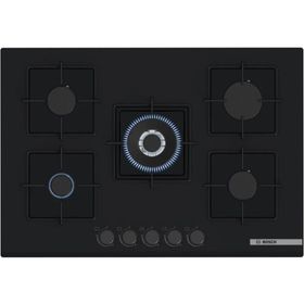 Bosch PNQ7B6P30O Serie 4 Gazlı 75 cm Sert Cam Siyah Doğalgaz Ocak