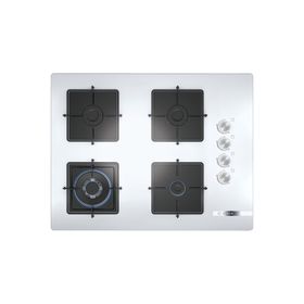 Bosch POH7C2O12O 67 Cm Wok Gözlü Beyaz Ankastre Ocak