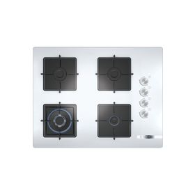 Bosch POH7C2O12O 67 Cm Wok Gözlü Beyaz Ankastre Ocak