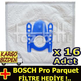 Bosch Pro Parquet Toz 16 Adet Süpürge Torbası