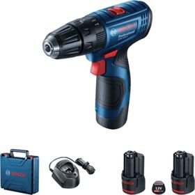 Bosch Professional GSB 120-LI 2 Ah Akülü Darbeli Delme Şarjlı Vidalama + Aks
