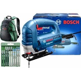 Bosch Professional Gst 8000 E Dekupaj Testere Dekopaj + 10 Parça Metal Ahşap Karışık Testere Bıçağı
