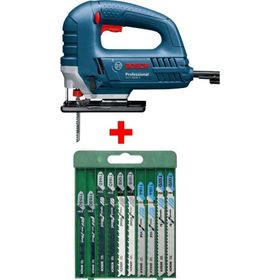 Bosch Professional Gst 8000 E Dekupaj Testere Dekopaj + 10 Parça Metal Ahşap Karışık Testere Bıçağı