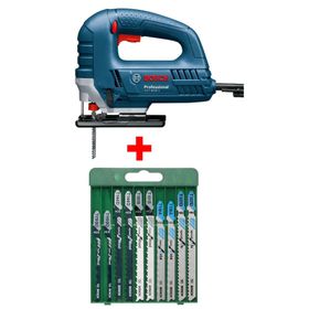 Bosch Professional Gst 8000 E Dekupaj Testere Dekopaj + 10 Parça Metal Ahşap Karışık Testere Bıçağı