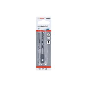 Bosch Professional PointTeQ Gri Altıgen Şaftlı HSS Metal 4.0x83 mm Matkap Ucu