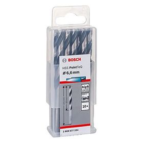 Bosch Professional PointTeQ HSS Metal için 10 Adet 6.6 x 63 x 101 mm Spiral Matkap Ucu
