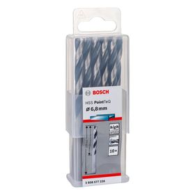 Bosch Professional PointTeQ HSS Metal için 10 Adet 6.8 x 69 x 109 mm Spiral Matkap Ucu