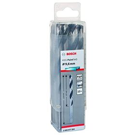 Bosch Professional PointTeQ HSS Metal için 10 Adet 9.6 x 87 x 133 mm Spiral Matkap Ucu