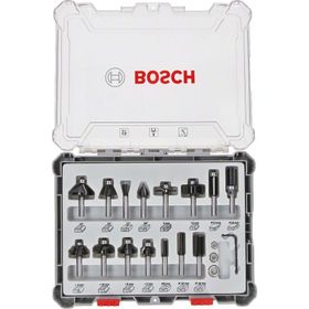 Bosch Profesyonel 15 Parça 8 mm Şaftlı Karışık Freze Ucu
