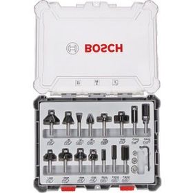 Bosch Profesyonel 15 Parça 8 mm Şaftlı Karışık Freze Ucu