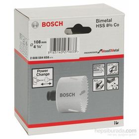 Bosch Progressor Serisi Ahşap Ve Metal 108 mm Delik Açma Testeresi Panç
