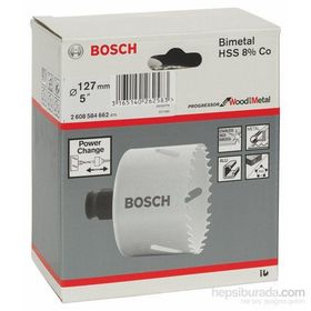 Bosch Progressor Serisi Ahşap Ve Metal 127 mm Delik Açma Testeresi Panç