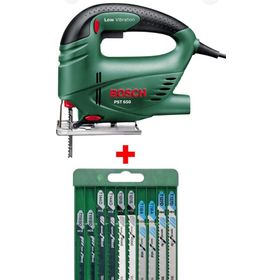 Bosch Pst 650 Compact 500 W Dekupaj Testere Makinası + 10 Parça Metal Ahşap Karışık Testere Bıçağı
