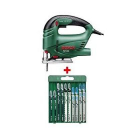 Bosch Pst 650 Compact 500 W Dekupaj Testere Makinası + 10 Parça Metal Ahşap Karışık Testere Bıçağı