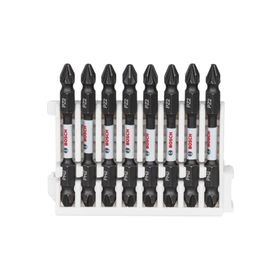 Bosch PZ2 65 mm 8'li Impact Control Serisi Çift Taraflı Vidalama Ucu