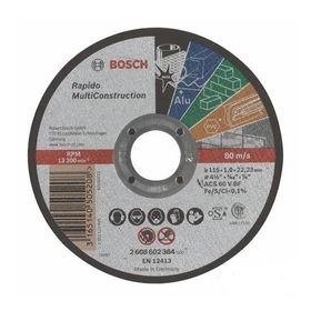 Bosch Rapido 115x1.0 mm Çoklu Malzeme Kesme Taşı