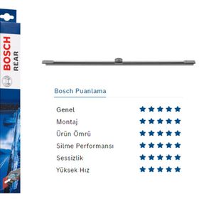 Bosch Rear Audi A3 2013-2020 Arka Silecek