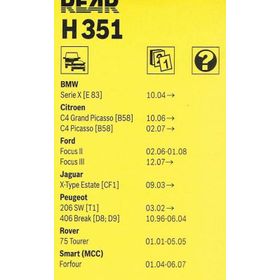 Bosch Rear BMW X3 2003-2010 E83 Arka Silecek